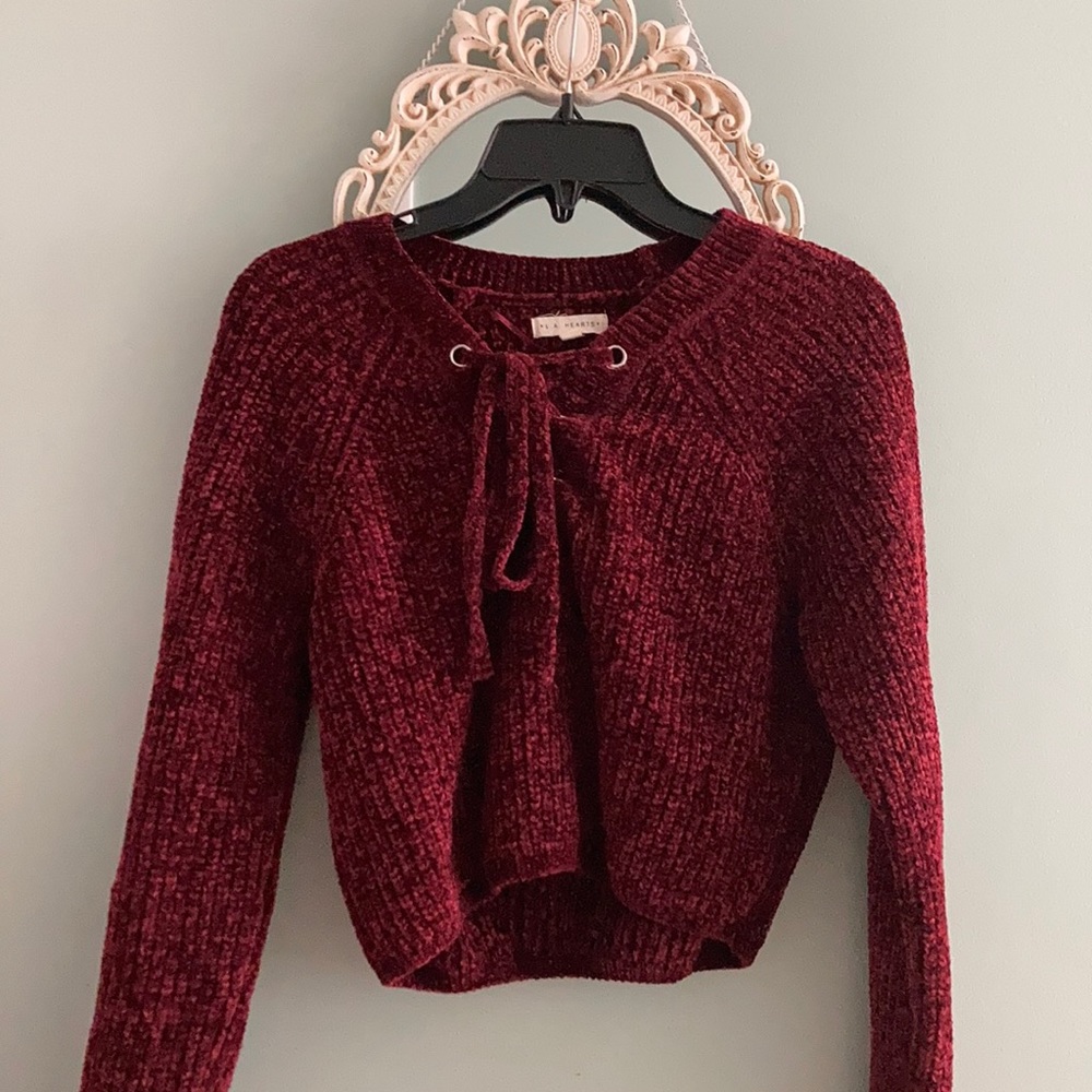 Corduroy Red Sweater
